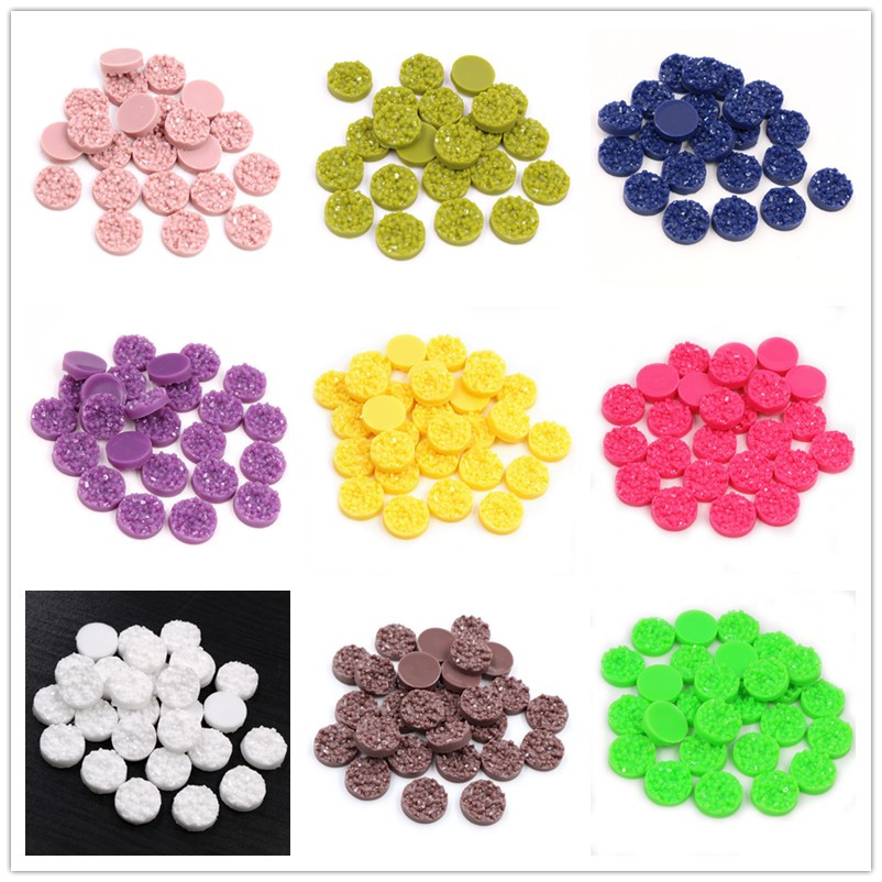 40pcs Resin Druzy Cabochons Do - Resin Art Notes incelemesi ve fiyatı