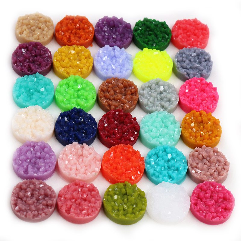 40pcs Resin Druzy Cabochons Do - Resin Art Notes incelemesi ve fiyatı