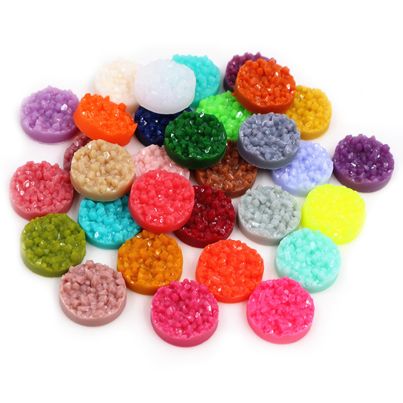 40pcs Resin Druzy Cabochons Do - Resin Art Notes incelemesi ve fiyatı