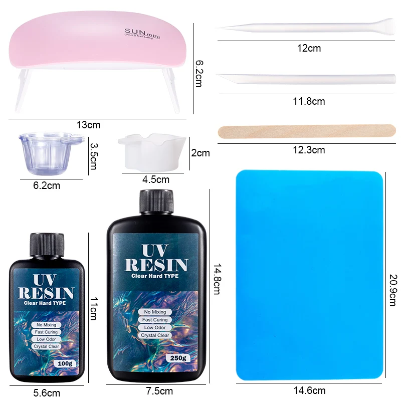 Hard UV Resin Glue Kit Fast Cu - Resin Art Tool Kit incelemesi ve fiyatı