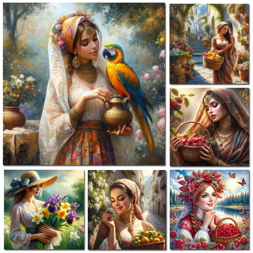 1pc frameless Diamond Painting - Resin Art On Wall incelemesi ve fiyatı