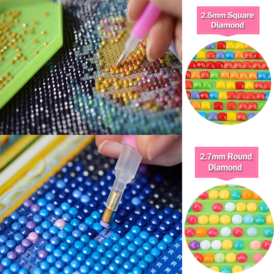 1pc frameless Diamond Painting - Resin Art On Wall incelemesi ve fiyatı