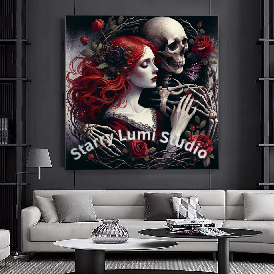 5D Diamond Painting Gothic Lad - Resin Art For Rose incelemesi ve fiyatı