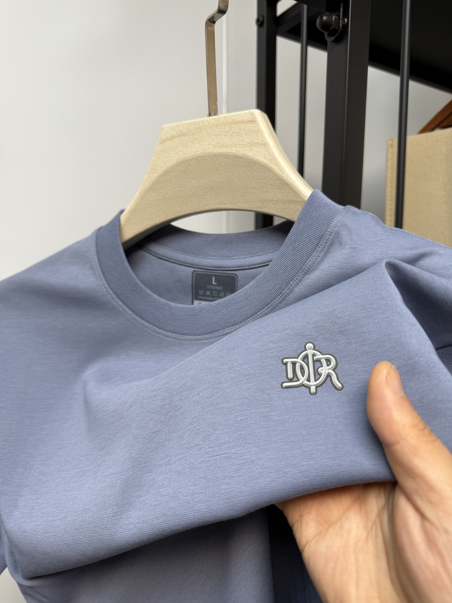 Men's Summer Round Neck T-Shir - Resin Art Logo incelemesi ve fiyatı