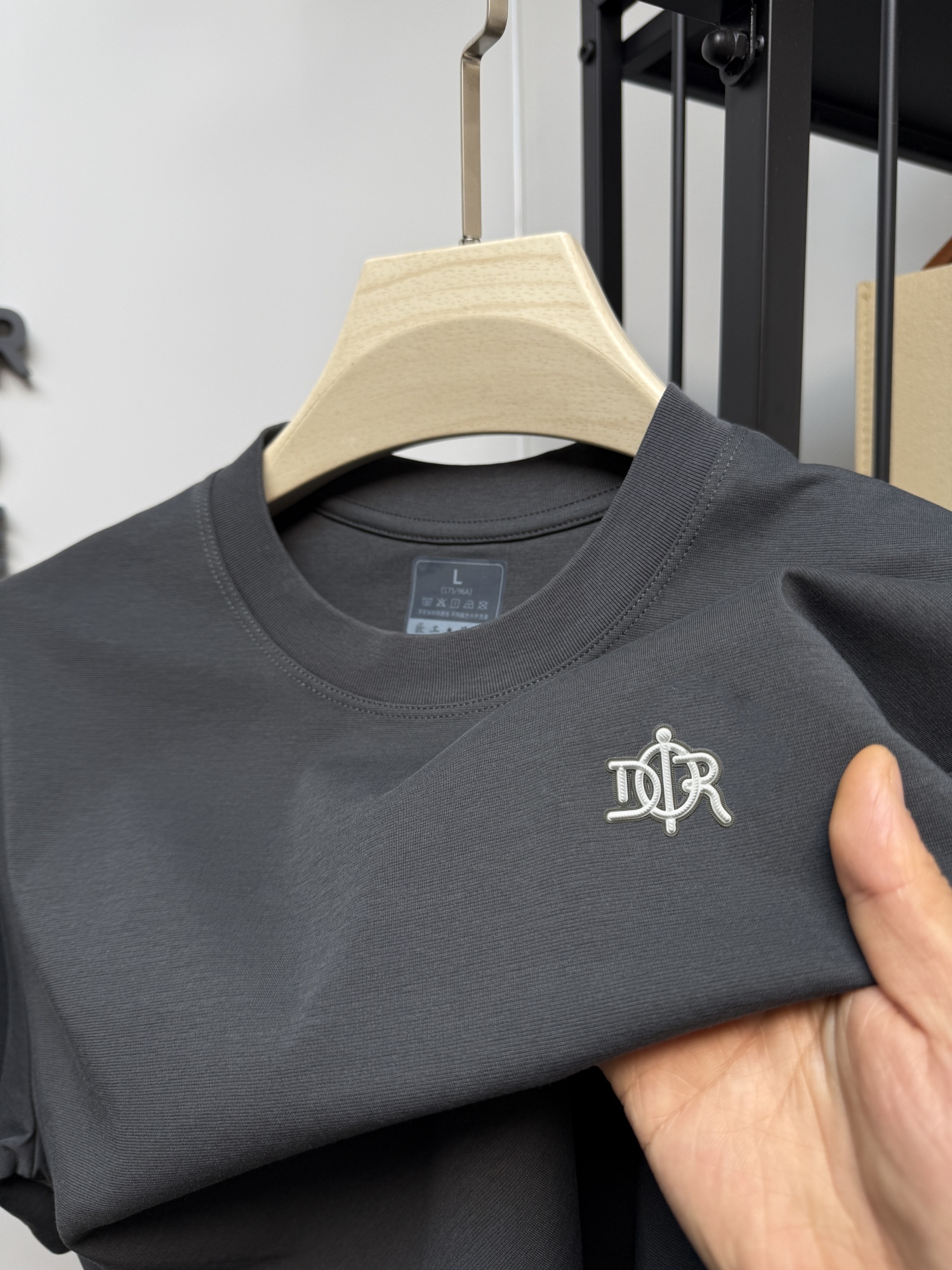 Men's Summer Round Neck T-Shir - Resin Art Logo incelemesi ve fiyatı