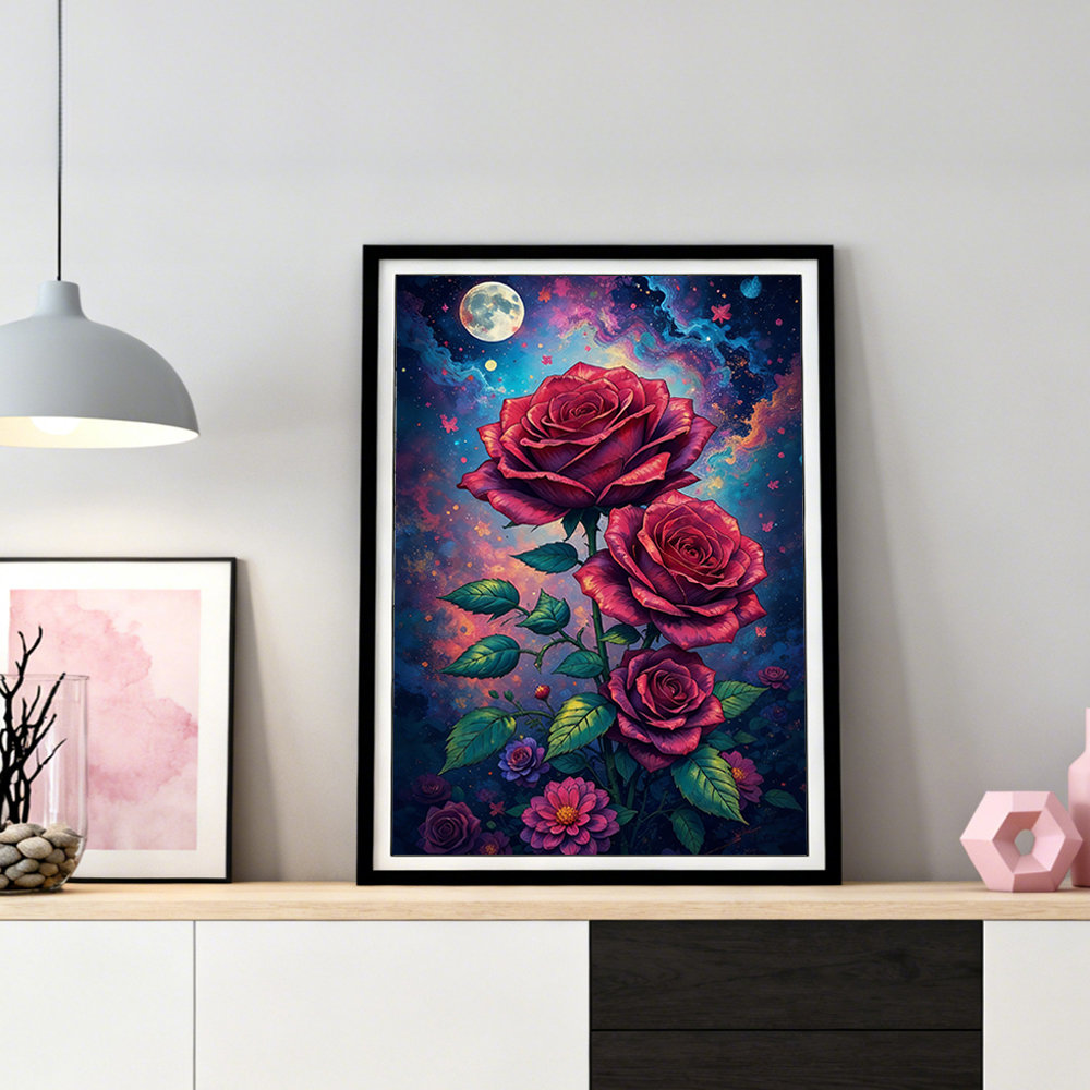 HUACAN Diamond Mosaic 5d Rose  - Resin Art For Rose incelemesi ve fiyatı