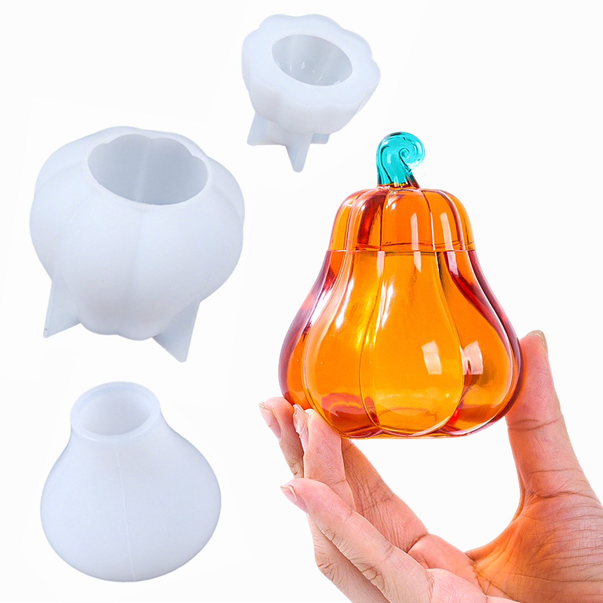 DIY Pumpkin Storage Box Silico - Resin Art Mould incelemesi ve fiyatı