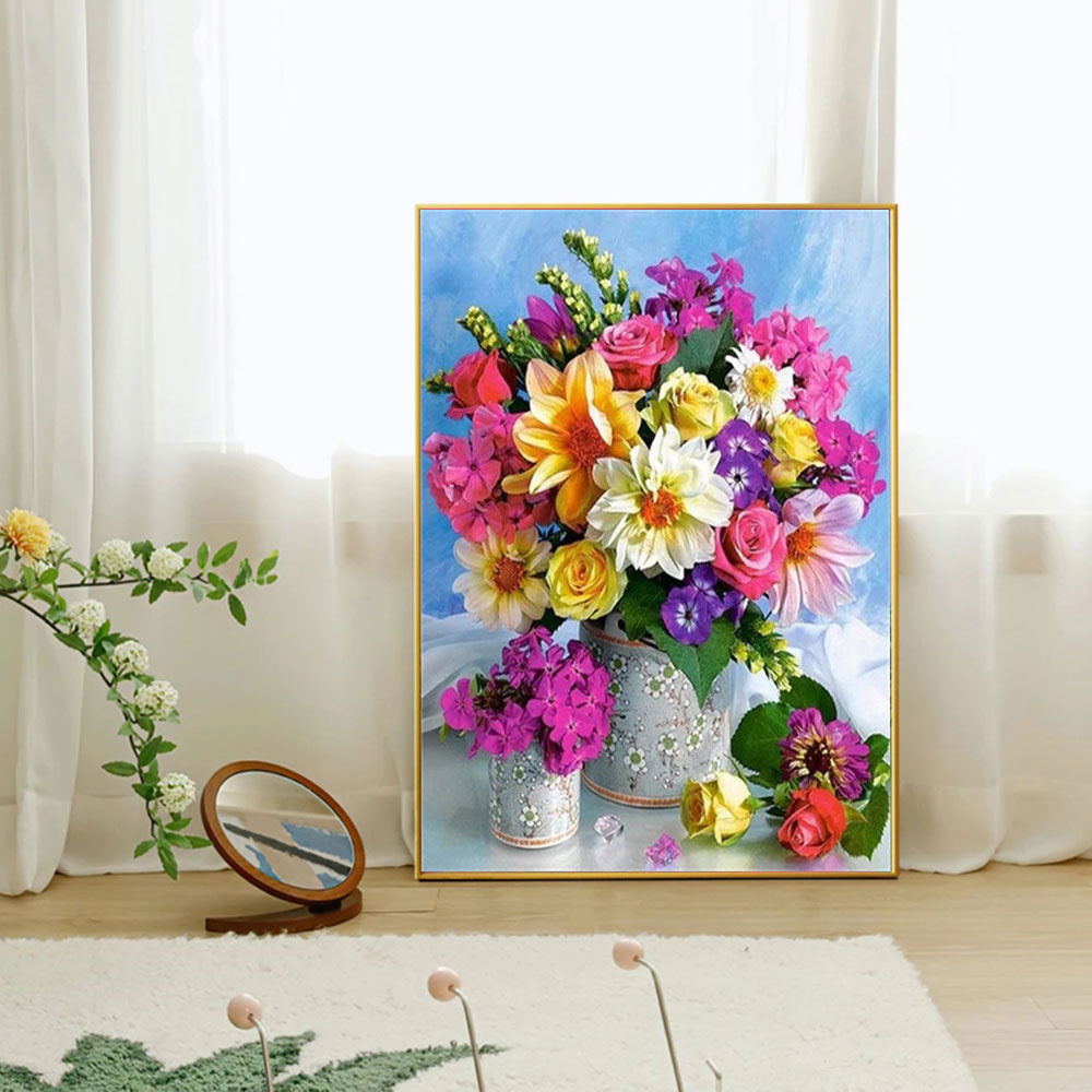 Full Diamond Mosaic Flower 5D  - Resin Art Of Flowers incelemesi ve fiyatı