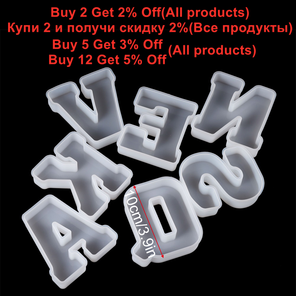 3Sizes A to Z Letter Silicone  - Resin Art Alphabet incelemesi ve fiyatı