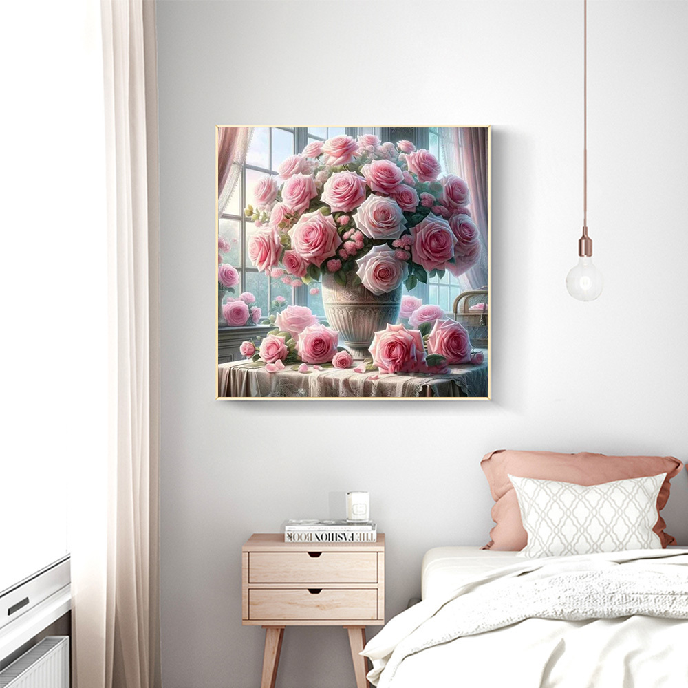 1PC frameless  5D Diy Diamond  - Resin Art Of Flowers incelemesi ve fiyatı