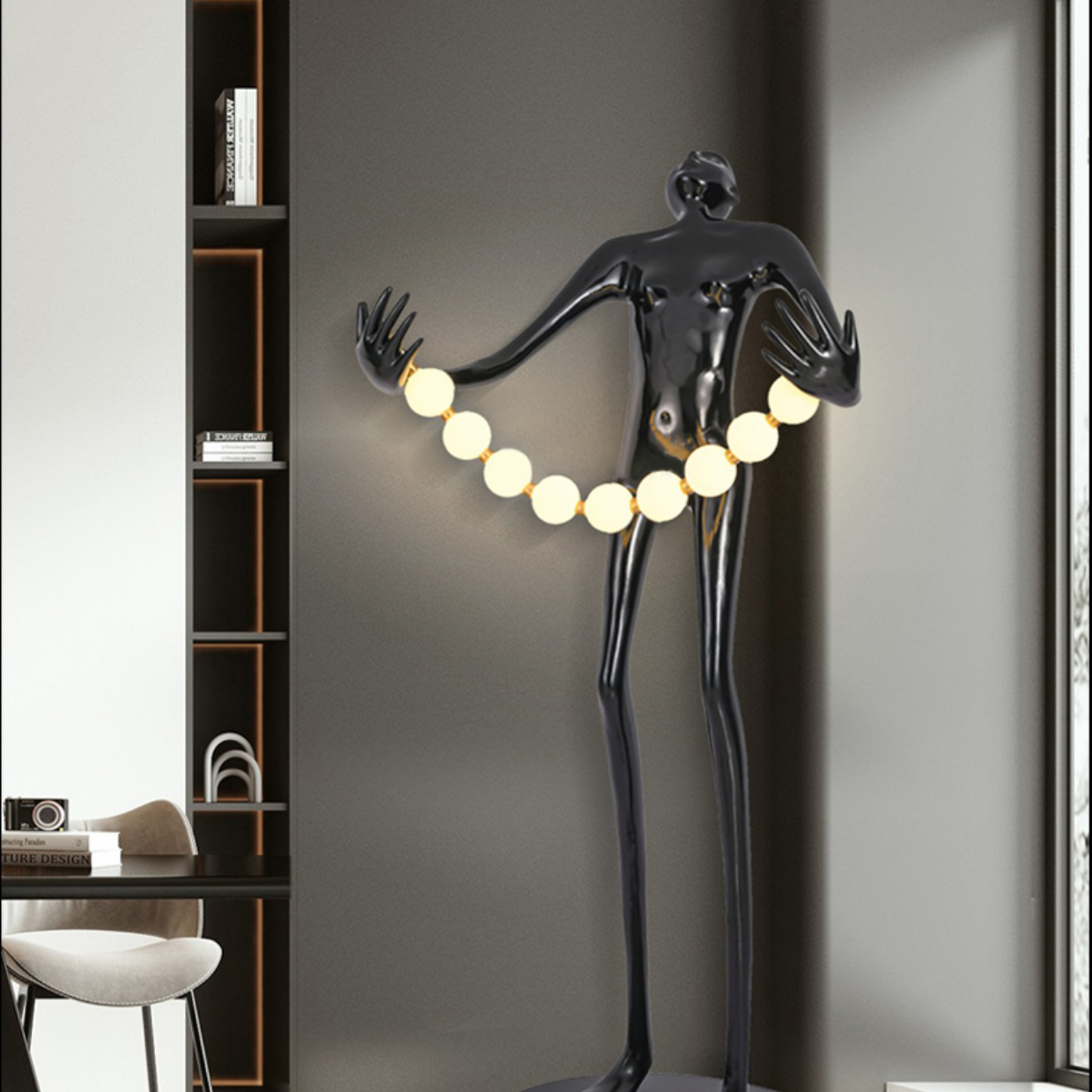 Statue Character Floor Lamp Ar - Resin Art Floor incelemesi ve fiyatı