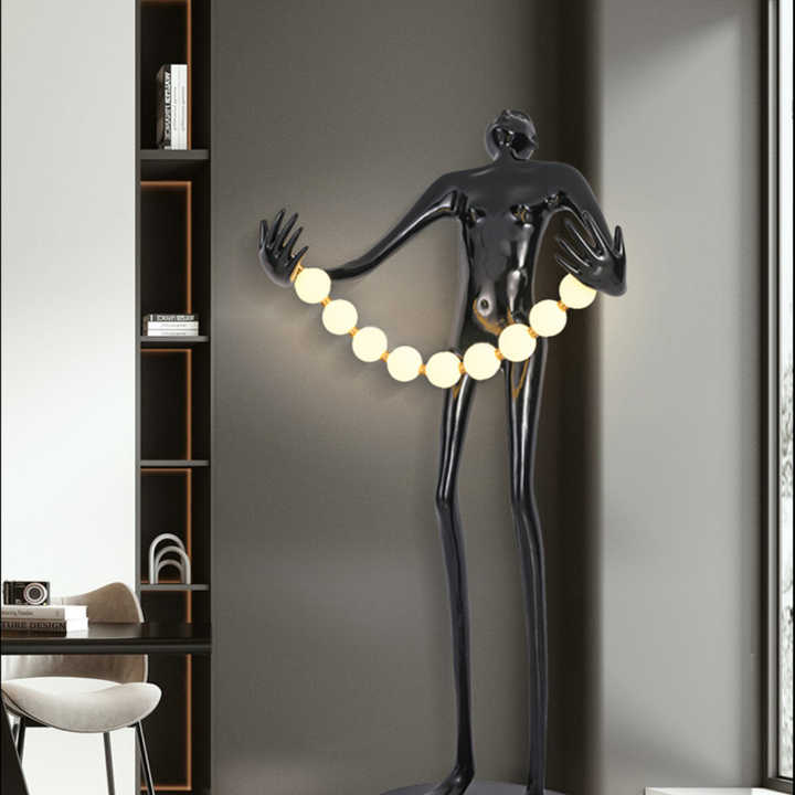Statue Character Floor Lamp Ar - Resin Art Floor incelemesi ve fiyatı