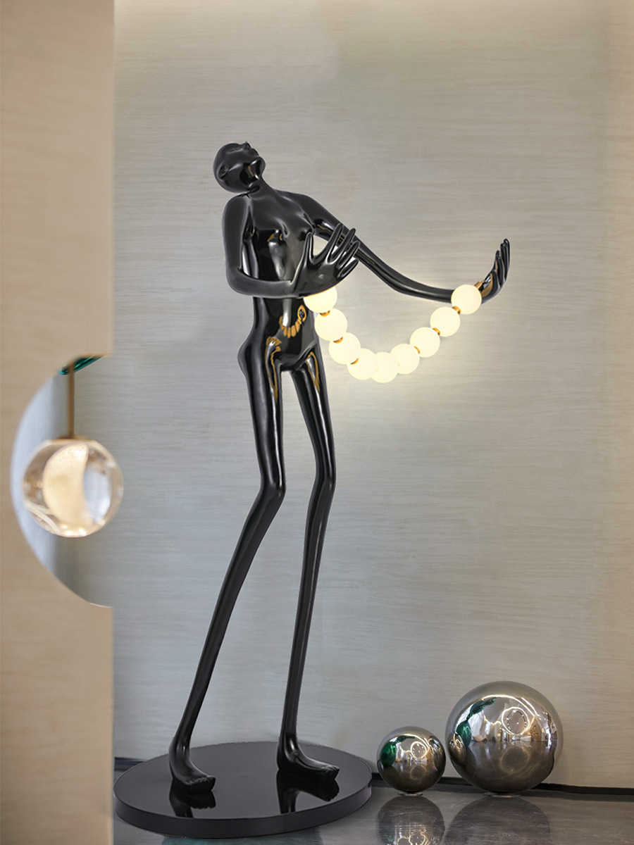 Statue Character Floor Lamp Ar - Resin Art Floor incelemesi ve fiyatı