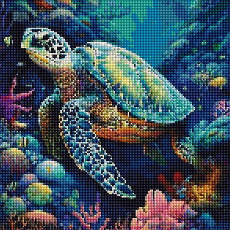 1PC frameless  Full Square Rou - Resin Art On Wall incelemesi ve fiyatı