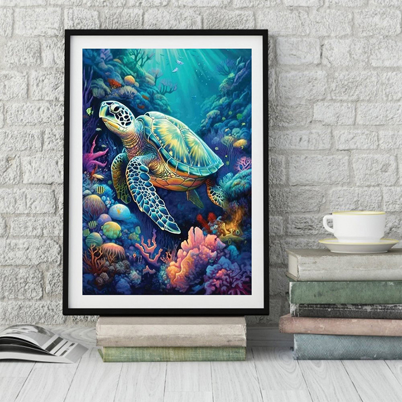 1PC frameless  Full Square Rou - Resin Art On Wall incelemesi ve fiyatı