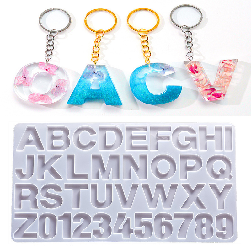 Alphabet Epoxy Resin Silicone  - Resin Art Alphabet incelemesi ve fiyatı