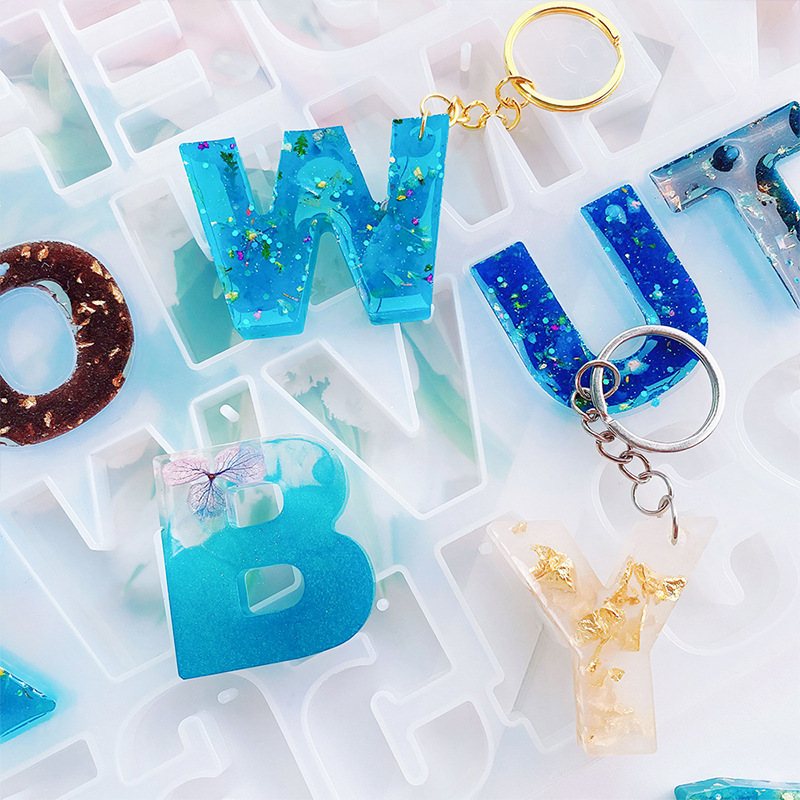 Alphabet Epoxy Resin Silicone  - Resin Art Alphabet incelemesi ve fiyatı
