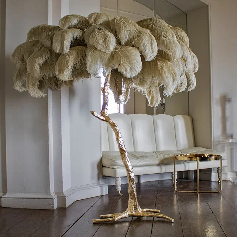 Modern Led Ostrich Feather Flo - Resin Art Floor incelemesi ve fiyatı