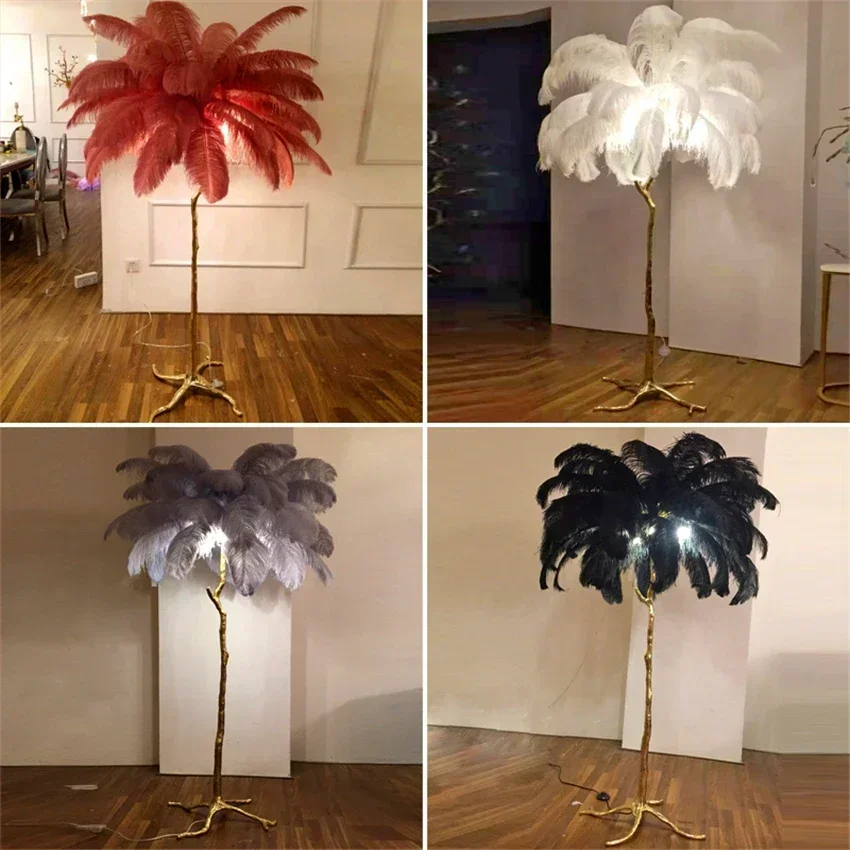 Modern Led Ostrich Feather Flo - Resin Art Floor incelemesi ve fiyatı