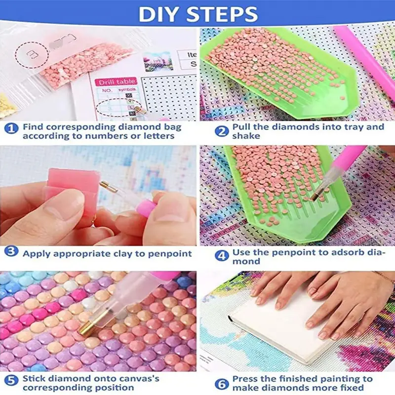 DIY Diamond Painting Colorful  - Resin Art On Wall incelemesi ve fiyatı