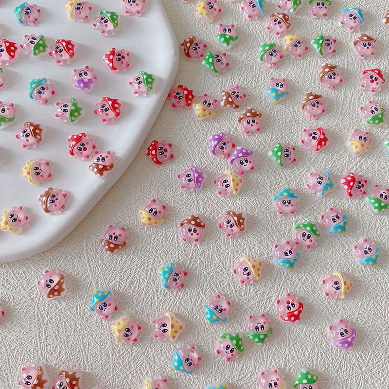 2/10/20pcs Kirby Nail Charms 3 - Resin Art Decor incelemesi ve fiyatı