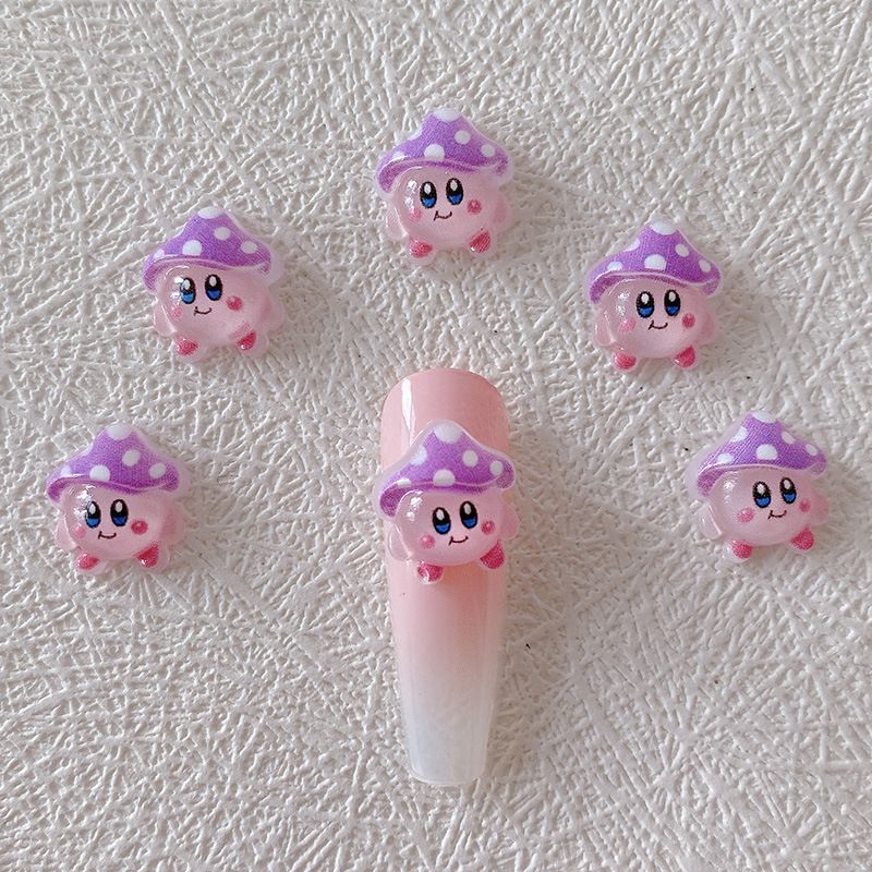 2/10/20pcs Kirby Nail Charms 3 - Resin Art Decor incelemesi ve fiyatı