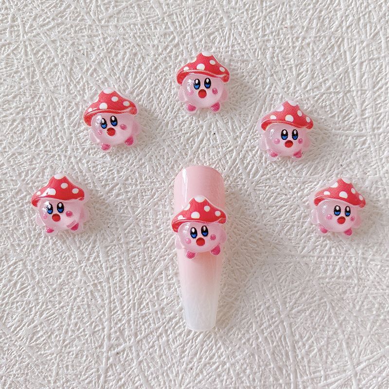 2/10/20pcs Kirby Nail Charms 3 - Resin Art Decor incelemesi ve fiyatı