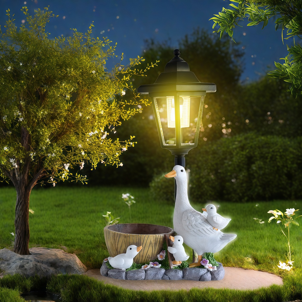 Solar Duck Night Light Garden  - Resin Art Decor incelemesi ve fiyatı