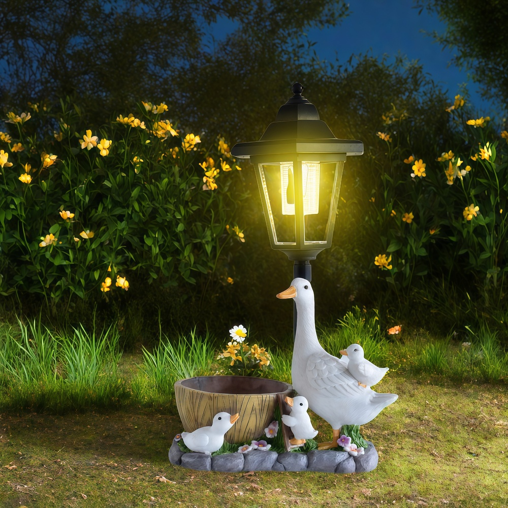 Solar Duck Night Light Garden  - Resin Art Decor incelemesi ve fiyatı