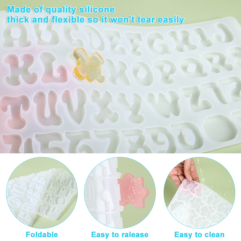 Alphabet Keychain Molds Alphab - Resin Art Alphabet incelemesi ve fiyatı
