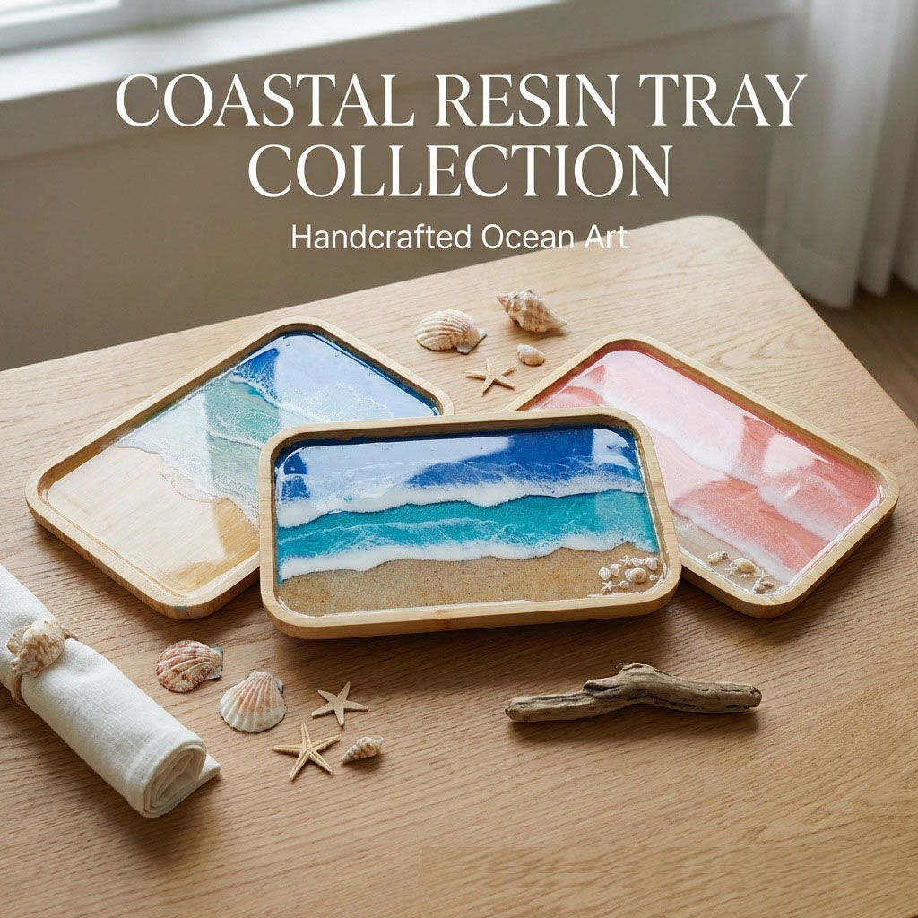 Epoxy Resin Ocean Art Decorati - Resin Art Coffee Table incelemesi ve fiyatı