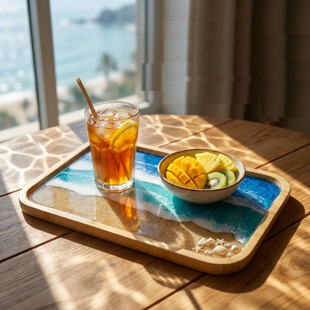 Epoxy Resin Ocean Art Decorati - Resin Art Coffee Table incelemesi ve fiyatı