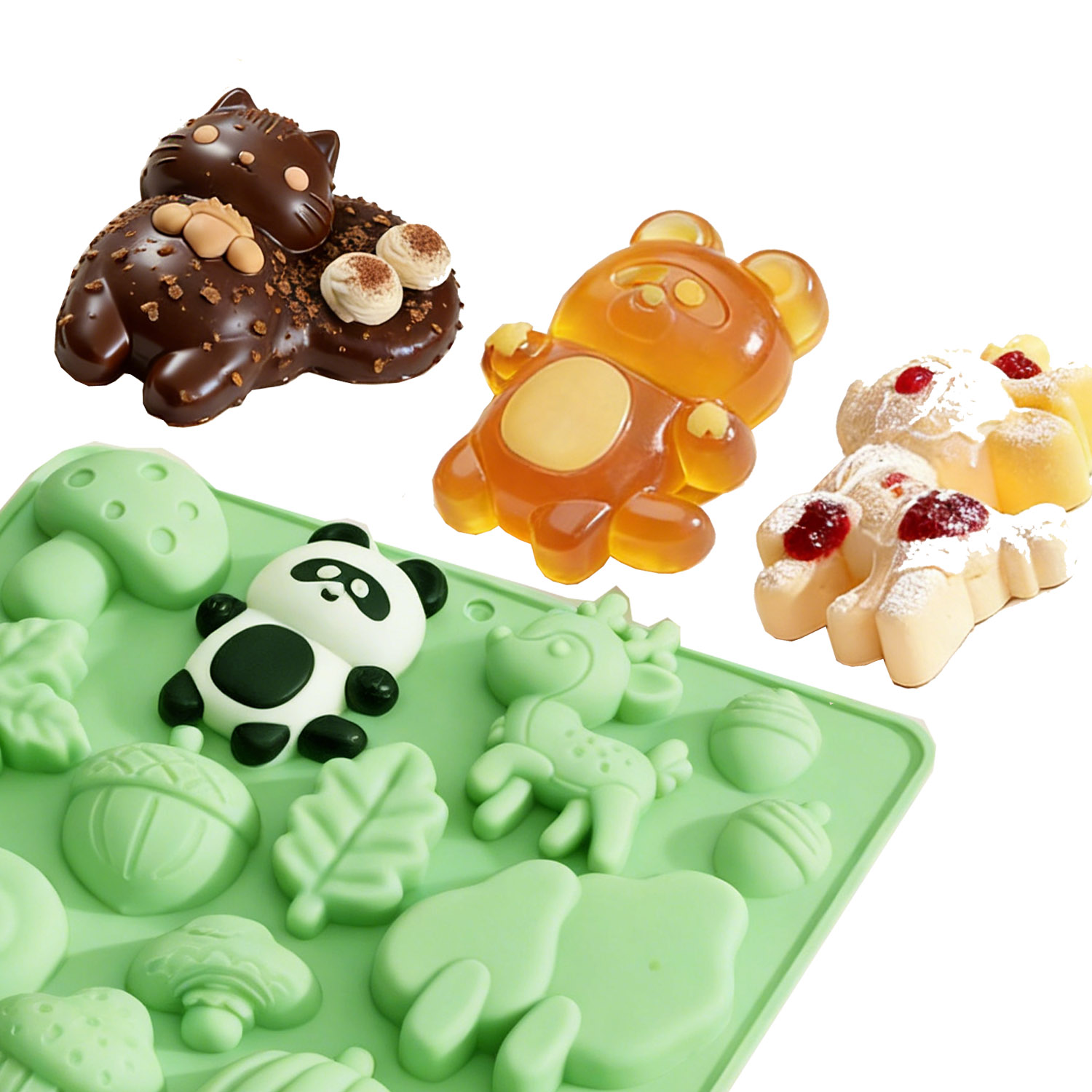 1 Silicone Cake Mold in the Sh - Resin Art Tool Kit incelemesi ve fiyatı
