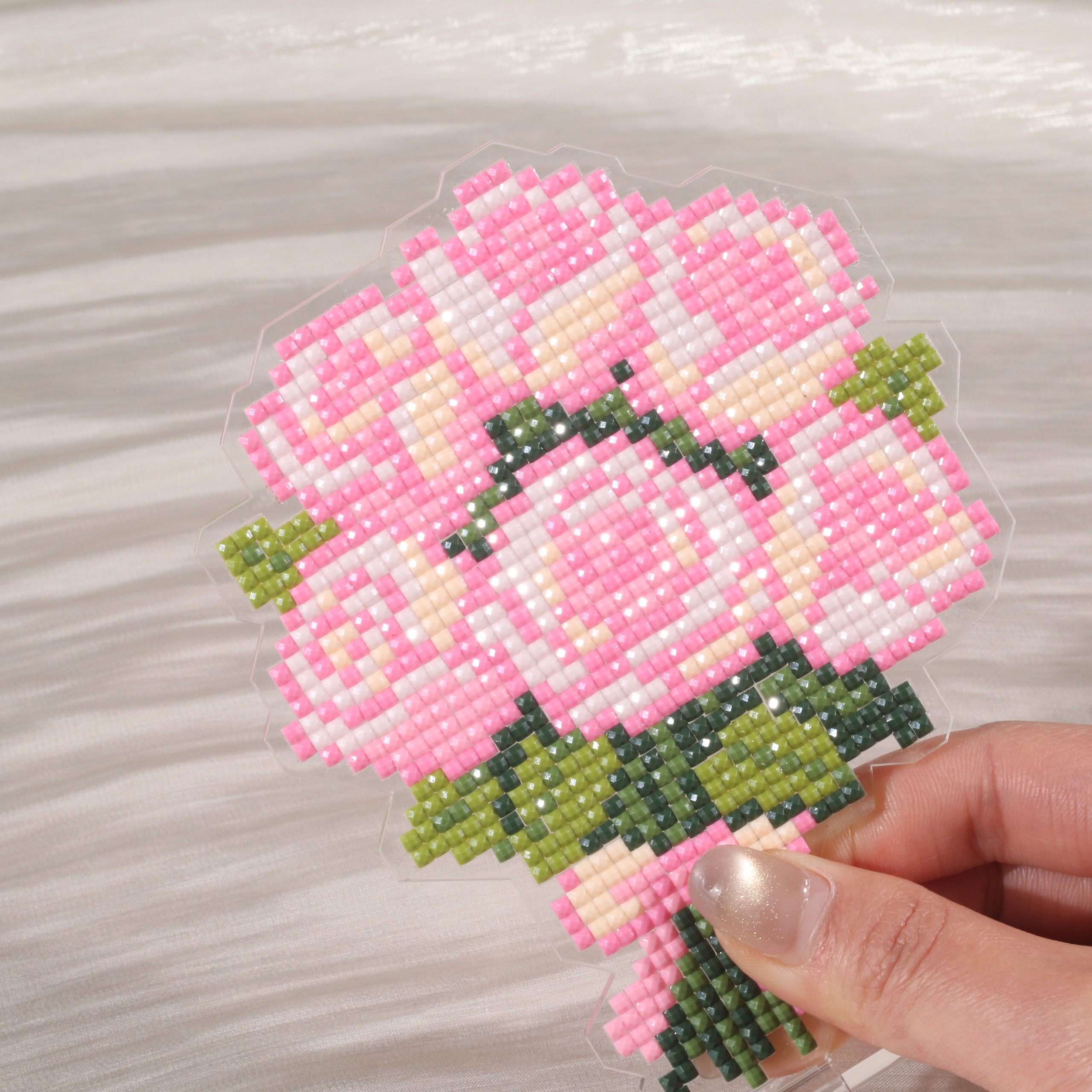 ForeverYoung Pink Rose Bouquet - Resin Art For Rose incelemesi ve fiyatı