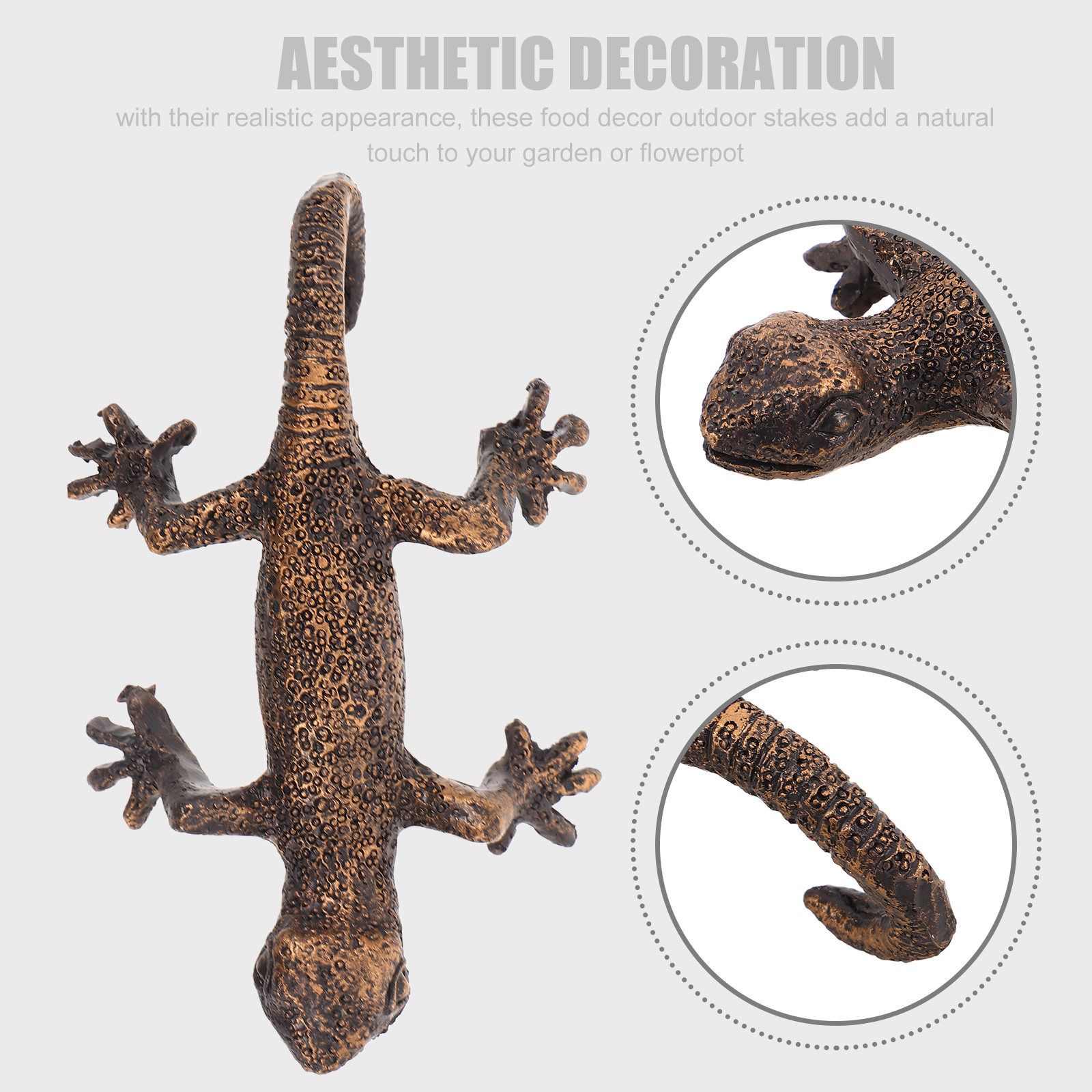 Gecko Wall Hanging Garden Deco - Resin Art Decor incelemesi ve fiyatı