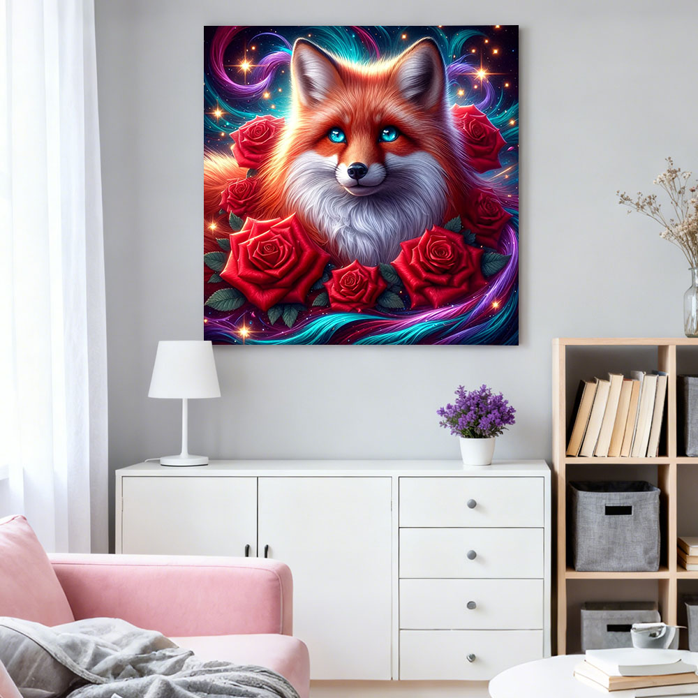 HUACAN Diamond Painting Fox An - Resin Art For Rose incelemesi ve fiyatı