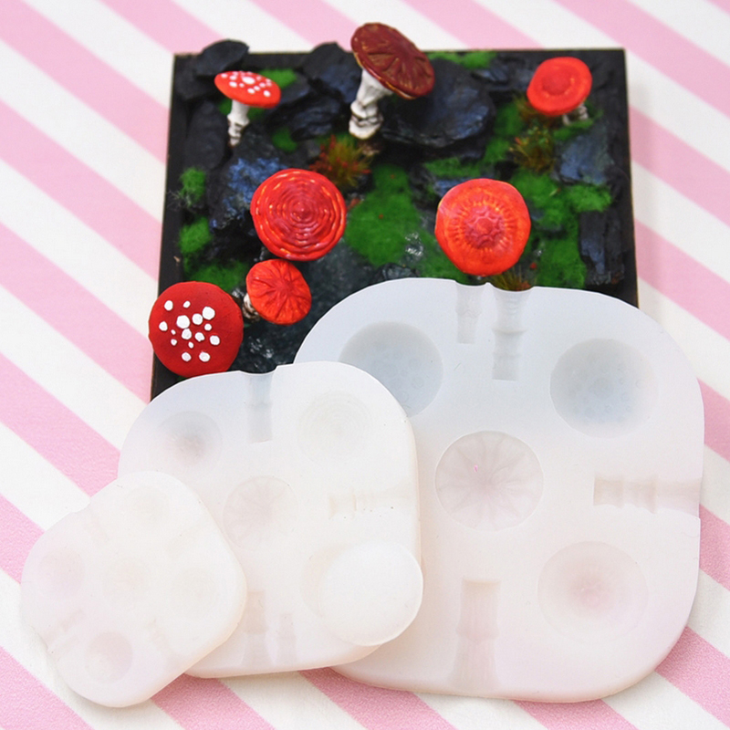 2pcs/set Mini Mushroom Silicon - Resin Art Tool Kit incelemesi ve fiyatı