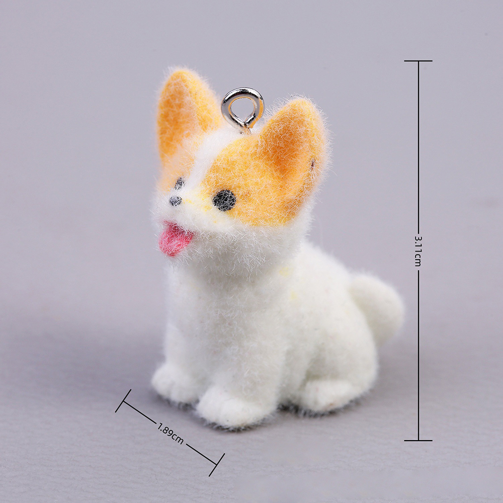 10pcs Flocking Puppy Dog Resin - Resin Art Notes incelemesi ve fiyatı