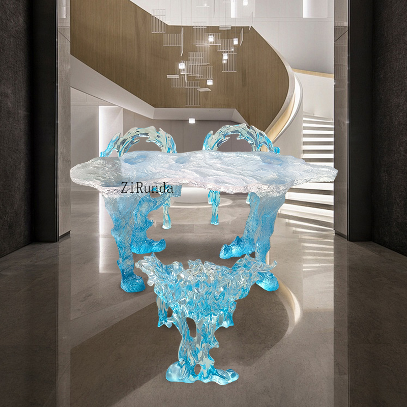Light luxury transparent resin - Resin Art Coffee Table incelemesi ve fiyatı