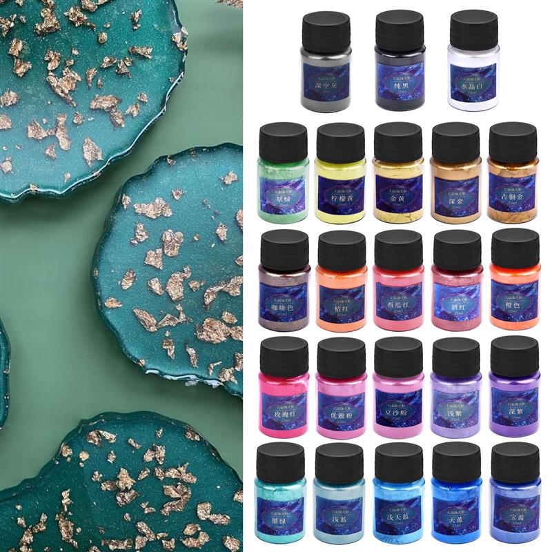 24Colors Epoxy Resin Dye Mica  - Pearl Powder Resin incelemesi ve fiyatı