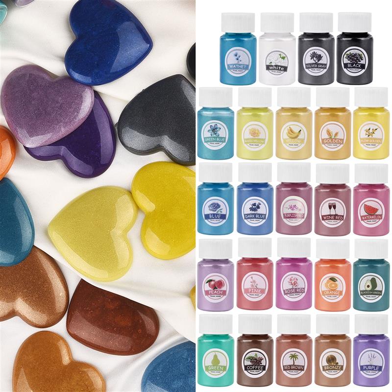 24Colors Epoxy Resin Dye Mica  - Pearl Powder Resin incelemesi ve fiyatı