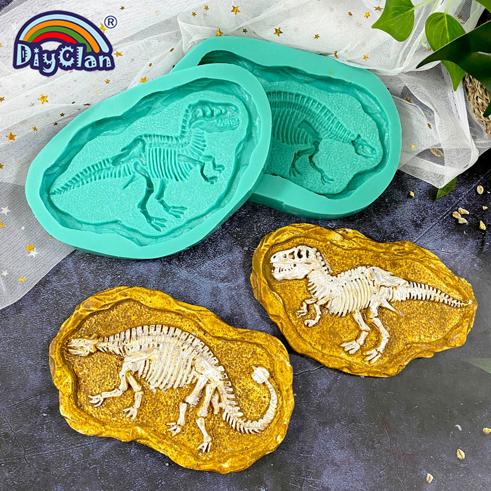 Dinosaur Skeleton Specimen Sil - Resin Art Mould incelemesi ve fiyatı