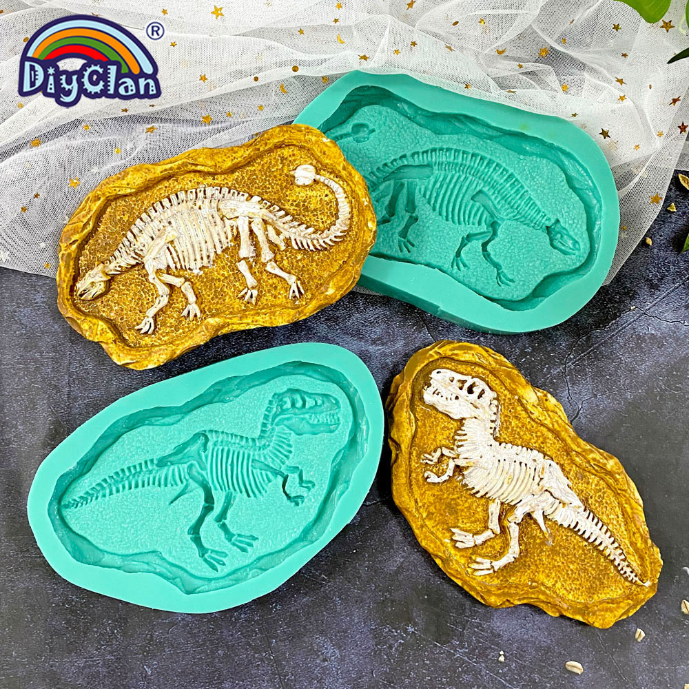 Dinosaur Skeleton Specimen Sil - Resin Art Mould incelemesi ve fiyatı