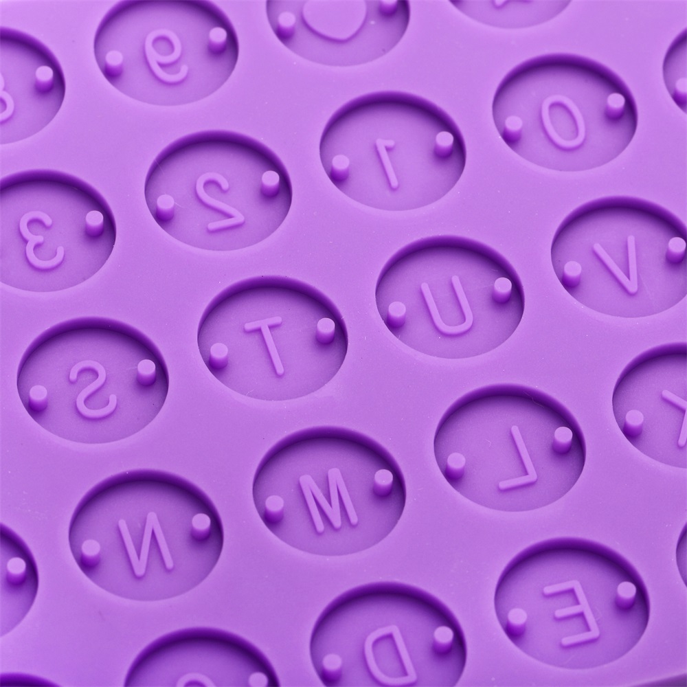Letter Number Round Discs Sili - Resin Art Alphabet incelemesi ve fiyatı