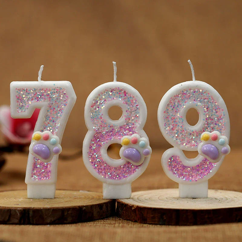 Creative Cute Cat Paw Cake Num - Resin Art Alphabet incelemesi ve fiyatı