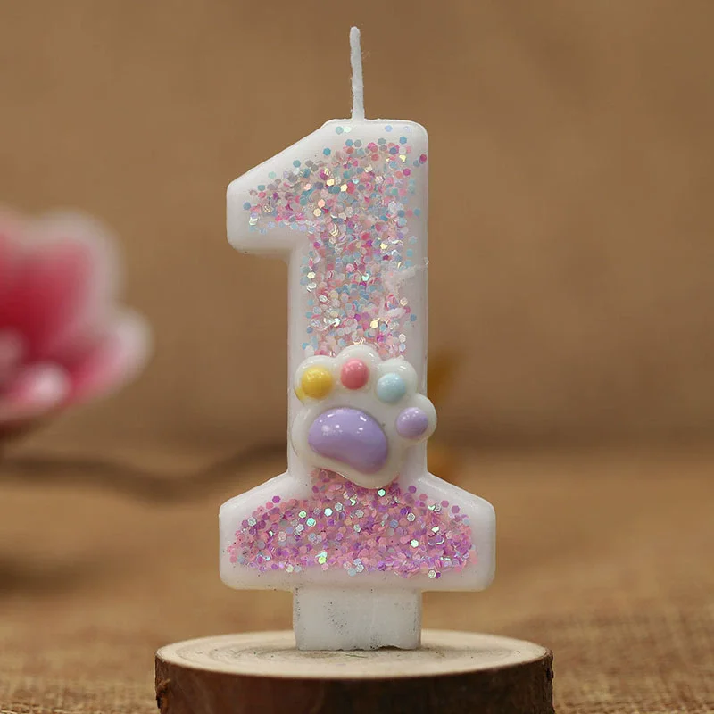 Creative Cute Cat Paw Cake Num - Resin Art Alphabet incelemesi ve fiyatı
