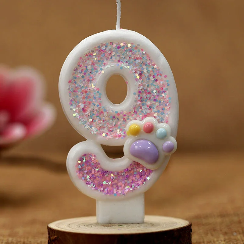 Creative Cute Cat Paw Cake Num - Resin Art Alphabet incelemesi ve fiyatı