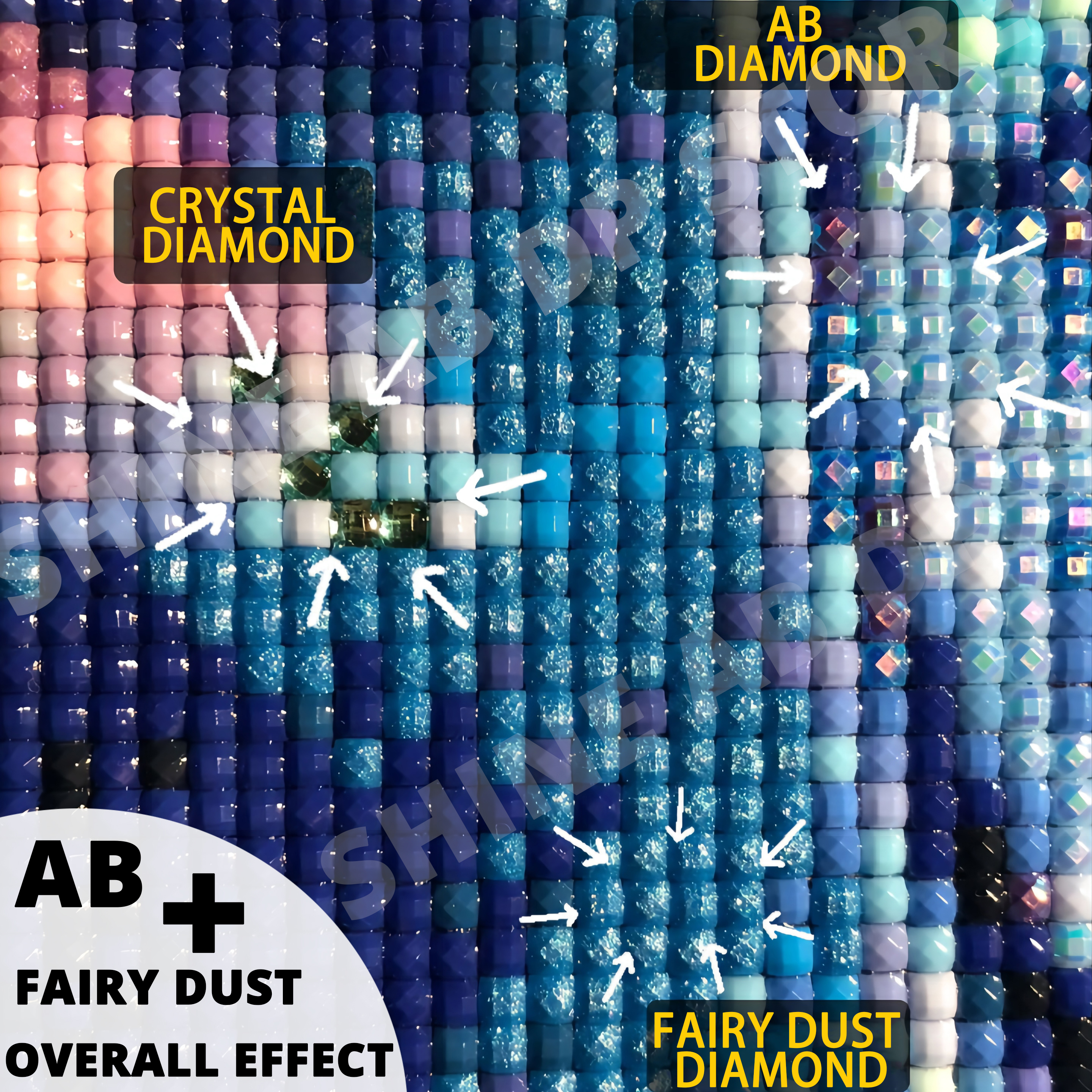 AB Fairy Dust Resin 5D DIY Dia - Resin Art For Rose incelemesi ve fiyatı