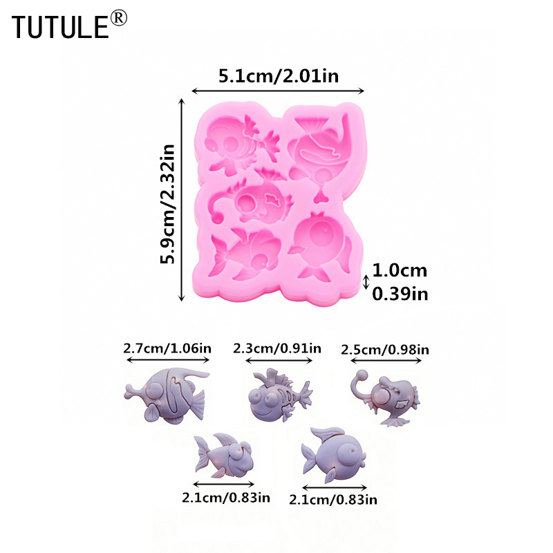 DIY Small Fish Flip Candy Choc - Resin Art Mould incelemesi ve fiyatı