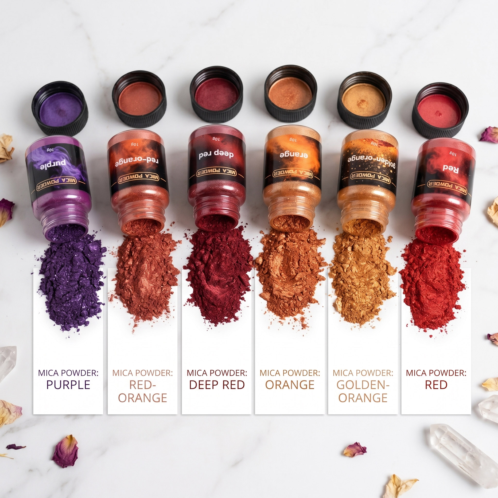 6Colors/Sets metallic powder p - Pearl Powder Resin incelemesi ve fiyatı